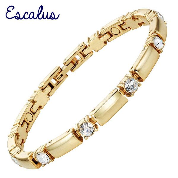 bangle escalus new trendy crystals magnetic jewelry slim girl bracelet for women fashion charm gold color bracelets wristband, Black
bangle escalus new trendy crystals magnetic jewelry slim girl bracelet for women fashion charm gold color bracelets wristband, Black