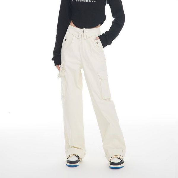 women's pants s high street hiphop girl overalls straight leg wideleg pants multipocket ins trend retro men and women y2k 230520, Black;white
women's pants s high street hiphop girl overalls straight leg wideleg pants multipocket ins trend retro men and women y2k 230520, Black;white