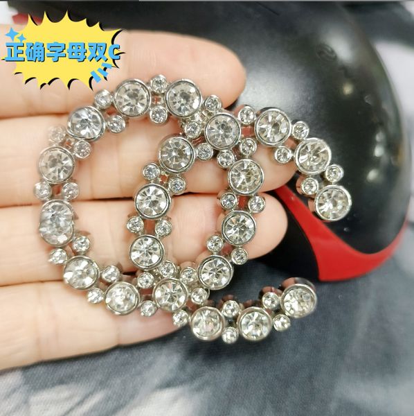 classic luxury designer brand double letters brooches 18k gold plated inlay crystal rhinestone jewelry pin marry christmas party gift access, Gray
classic luxury designer brand double letters brooches 18k gold plated inlay crystal rhinestone jewelry pin marry christmas party gift access, Gray