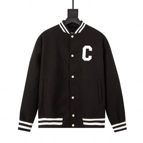 23ss usa men embroidery wool coat winter premium street long sleeve patchwork casual wind baseball uniform jacket, Black;brown
23ss usa men embroidery wool coat winter premium street long sleeve patchwork casual wind baseball uniform jacket, Black;brown