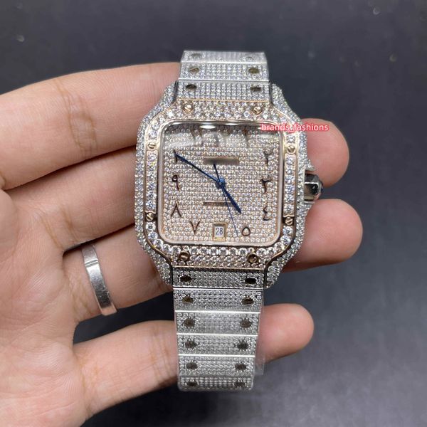 diamond watches popular men's iced out watch 2tone rose gold case arabic numerals automatic watch everywhere zj, Slivery;black
diamond watches popular men's iced out watch 2tone rose gold case arabic numerals automatic watch everywhere zj, Slivery;black