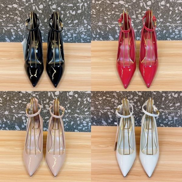 new women's sandals luxury designer shoes fashion pointed platform shoes riveted high heels leather patent leather casual shoes summer, Black
new women's sandals luxury designer shoes fashion pointed platform shoes riveted high heels leather patent leather casual shoes summer, Black