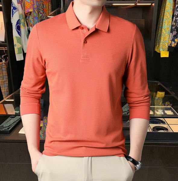 designer new workplace formal long-sleeved polot shirt luxury fashion casual solid color striped breathable lapel polo multi-color m-3xlhsc, White;black
designer new workplace formal long-sleeved polot shirt luxury fashion casual solid color striped breathable lapel polo multi-color m-3xlhsc, White;black