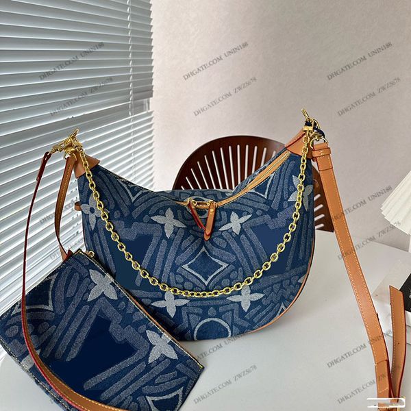 23ss womens leather shoulde bags denim blue loop shoulder straps diagonal crossbody bag designer handbags for women with coin bag underarm p
23ss womens leather shoulde bags denim blue loop shoulder straps diagonal crossbody bag designer handbags for women with coin bag underarm p