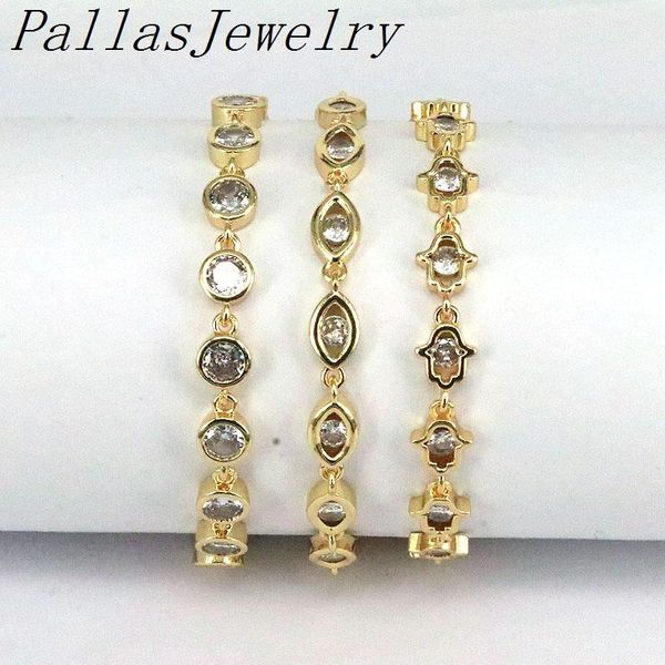 bangle 5pcs new fashion copper zircon star round oval eye zircon women gold color thin chain bracelet adjustable jewelry, Black
bangle 5pcs new fashion copper zircon star round oval eye zircon women gold color thin chain bracelet adjustable jewelry, Black