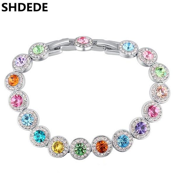 bangle shdede austrian crystal charm bracelets for women fashion colorful famous brand jewelry 25067, Black
bangle shdede austrian crystal charm bracelets for women fashion colorful famous brand jewelry 25067, Black