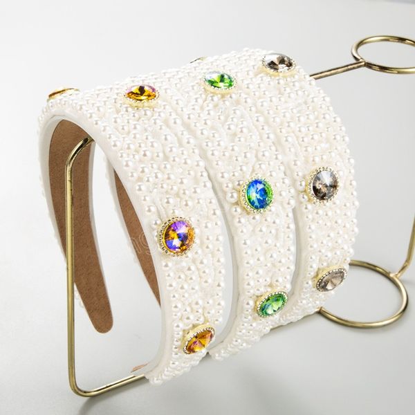 luxury pearl rhinestone headbands fashion hair accessories women trendy party wide side hairband hair band girl headwear, Slivery;white
luxury pearl rhinestone headbands fashion hair accessories women trendy party wide side hairband hair band girl headwear, Slivery;white
