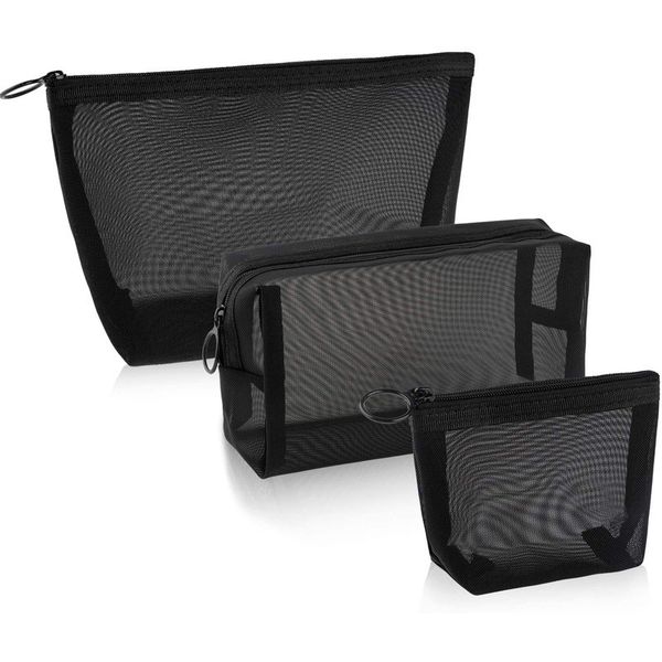 cosmetic bags cases transparent mesh makeup case organizer storage pouch casual zipper toiletry wash make up women travel bag 230520
cosmetic bags cases transparent mesh makeup case organizer storage pouch casual zipper toiletry wash make up women travel bag 230520