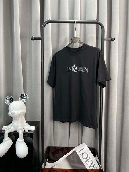 new fashion designer men's t-shirt high-quality latest women's alphabet print short sleeve embroidered crew neck cotton t-shirt. a, White;black
new fashion designer men's t-shirt high-quality latest women's alphabet print short sleeve embroidered crew neck cotton t-shirt. a, White;black