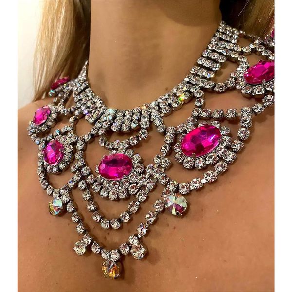 necklaces new fashion women chain rhinestone multilayer collar necklace sweet braided wedding party jewelry lovers chocker accessories, Silver
necklaces new fashion women chain rhinestone multilayer collar necklace sweet braided wedding party jewelry lovers chocker accessories, Silver