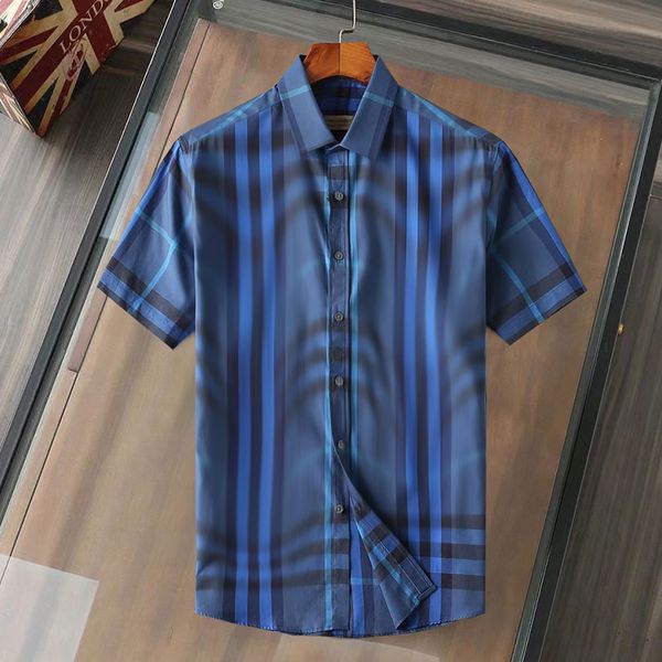 fashion mens casual shirt luxury designer burbrery polo neck short sleeve single breasted button plaid bur cotton classic comfortable and br, White;black
fashion mens casual shirt luxury designer burbrery polo neck short sleeve single breasted button plaid bur cotton classic comfortable and br, White;black