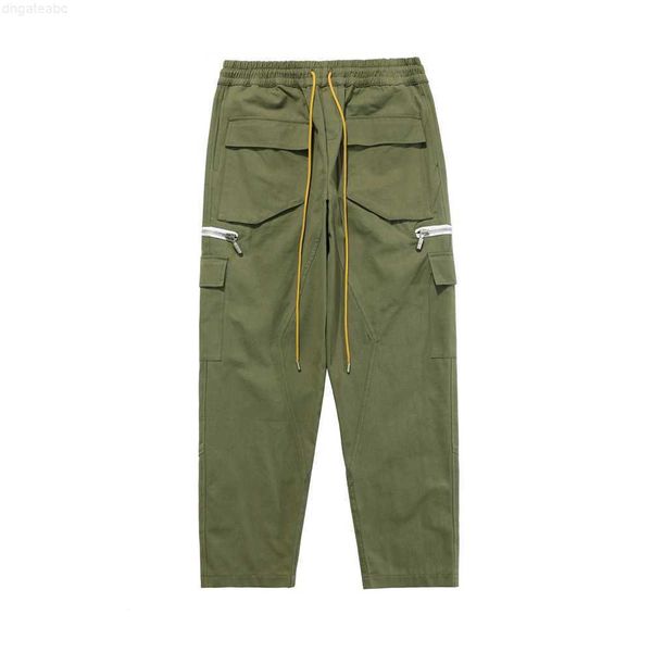 mens pants designer clothing casual pant fashion brand rhude high street multi pocket zipper breasted drawstring ins streetwear jogge, Black
mens pants designer clothing casual pant fashion brand rhude high street multi pocket zipper breasted drawstring ins streetwear jogge, Black