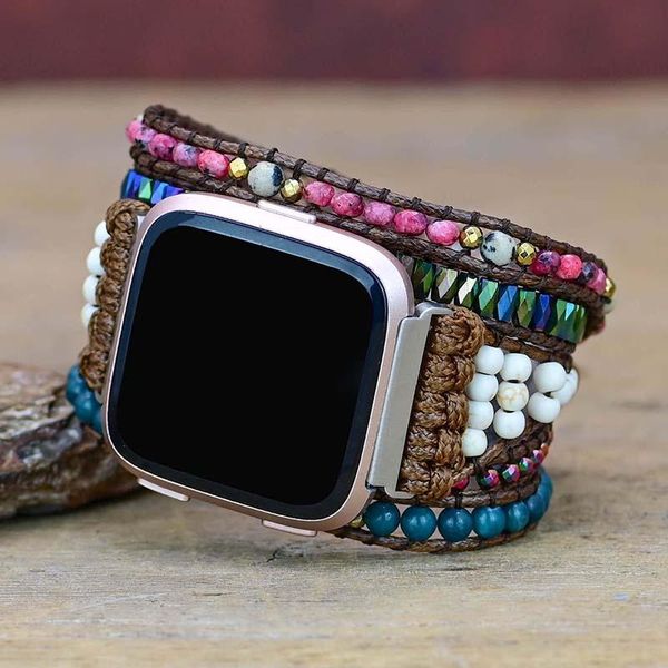 bangle retro natural stones 5 strands fitbit wrap watch band handmade boho charm fitbit strap wholesale, Black
bangle retro natural stones 5 strands fitbit wrap watch band handmade boho charm fitbit strap wholesale, Black