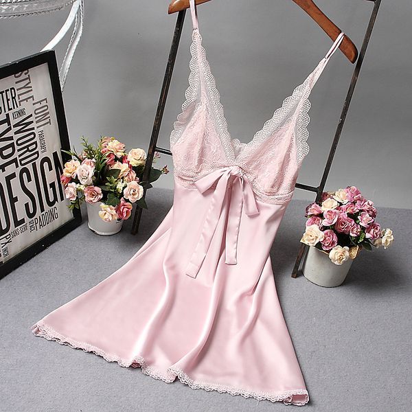 pyjama silk satin night gown sleeveless nightdress lace sleep dress vneck nighties shirt fashion sleepwear nightwear 230520, Black;white
pyjama silk satin night gown sleeveless nightdress lace sleep dress vneck nighties shirt fashion sleepwear nightwear 230520, Black;white