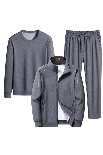 men's tracksuits men''s sports suit standup collar cardigan men spring autumn threepiece sportswear sweater plus size 8xl 230, Gray
men's tracksuits men''s sports suit standup collar cardigan men spring autumn threepiece sportswear sweater plus size 8xl 230, Gray