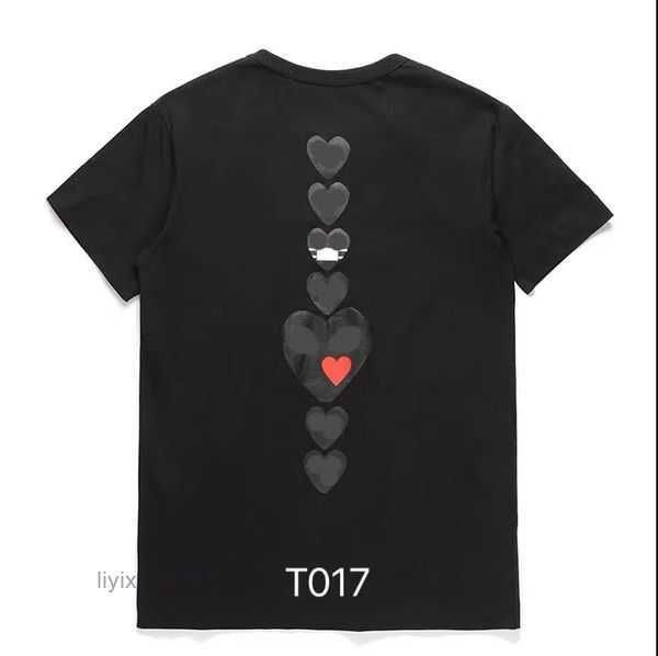 cdg fashion mens play t shirt designer red heart commes casual women shirts des badge garcons high quanlity tshirts cotton embroidery 5 r1wr, White;black
cdg fashion mens play t shirt designer red heart commes casual women shirts des badge garcons high quanlity tshirts cotton embroidery 5 r1wr, White;black