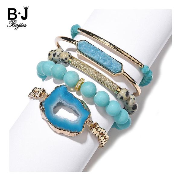 bangle fashion elastic women's natural stone bracelets bangles 2021 boho quartz druzy crystal female open cuff bracelet set bcset309, Black
bangle fashion elastic women's natural stone bracelets bangles 2021 boho quartz druzy crystal female open cuff bracelet set bcset309, Black