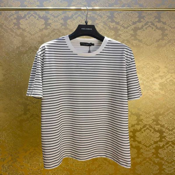 2023 summer fashion brand mens and women's striped round neck pure cotton short sleeve large t-shirt casual versatile loose fit t-shirt, White
2023 summer fashion brand mens and women's striped round neck pure cotton short sleeve large t-shirt casual versatile loose fit t-shirt, White
