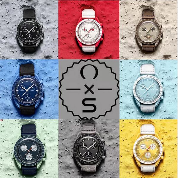 bioceramic planet moon mens watches full function chronograph designer watches mission to mercury 42mm nylon watches, Slivery;brown
bioceramic planet moon mens watches full function chronograph designer watches mission to mercury 42mm nylon watches, Slivery;brown