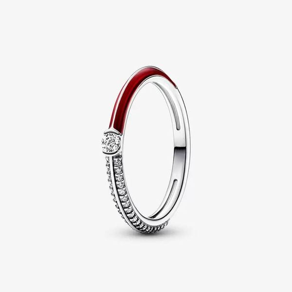 pave red dual stacking ring for pandora authentic sterling silver party rings designer jewelry for women mens crystal diamond couple's, Slivery;golden
pave red dual stacking ring for pandora authentic sterling silver party rings designer jewelry for women mens crystal diamond couple's, Slivery;golden