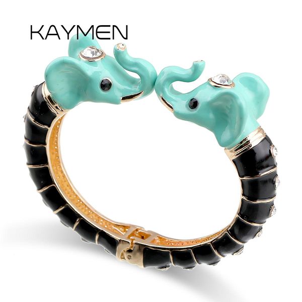 bangle kaymen fashion new animal style elephant enamel cuff bracelet statement bangle for women girls gold plating bracelets 8 colors, Black
bangle kaymen fashion new animal style elephant enamel cuff bracelet statement bangle for women girls gold plating bracelets 8 colors, Black