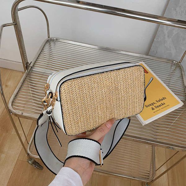 nxy fashion womens snapshigh texture lady straw bag handbag famous camera designer small crossbody purse mini small shoulder bags 230407
nxy fashion womens snapshigh texture lady straw bag handbag famous camera designer small crossbody purse mini small shoulder bags 230407