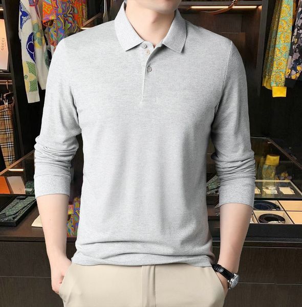 designer new workplace formal long-sleeved polot shirt luxury fashion casual solid color striped breathable lapel polo multi-color m-3xlhsc, White;black
designer new workplace formal long-sleeved polot shirt luxury fashion casual solid color striped breathable lapel polo multi-color m-3xlhsc, White;black