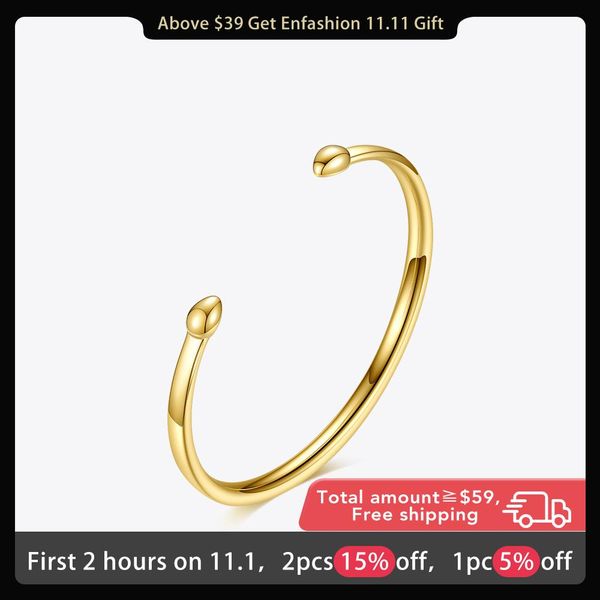 bangle enfashion double spikes bangles for women stainless steel gold color open simple bracelets fashion jewelry 2020 party b202158, Black
bangle enfashion double spikes bangles for women stainless steel gold color open simple bracelets fashion jewelry 2020 party b202158, Black