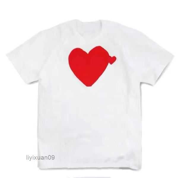 cdg fashion mens play t shirt designer red heart commes casual women shirts des badge garcons high quanlity tshirts cotton embroidery 6 0272, White;black
cdg fashion mens play t shirt designer red heart commes casual women shirts des badge garcons high quanlity tshirts cotton embroidery 6 0272, White;black