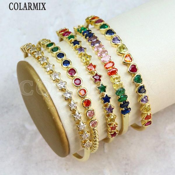 bangle 5 pcs rainbow color zircon cuff bracelet jewelry bangle elegant women jewelry gift geometric bangle jewelry 40140, Black
bangle 5 pcs rainbow color zircon cuff bracelet jewelry bangle elegant women jewelry gift geometric bangle jewelry 40140, Black