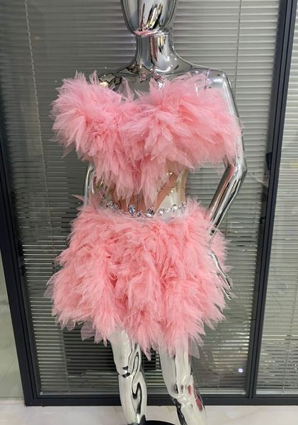 women's two piece pants in stock pink grenadine shining diamonds corset waist and bubble skirt birthday party vestido singer performanc, White
women's two piece pants in stock pink grenadine shining diamonds corset waist and bubble skirt birthday party vestido singer performanc, White