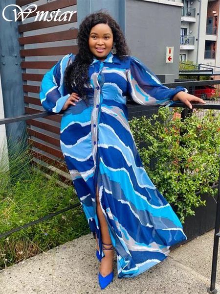 plus size dresses wmstar size for women clothes long sleeve button blue printed elegant maxi shirts dress wholesale drop 230520, Black
plus size dresses wmstar size for women clothes long sleeve button blue printed elegant maxi shirts dress wholesale drop 230520, Black