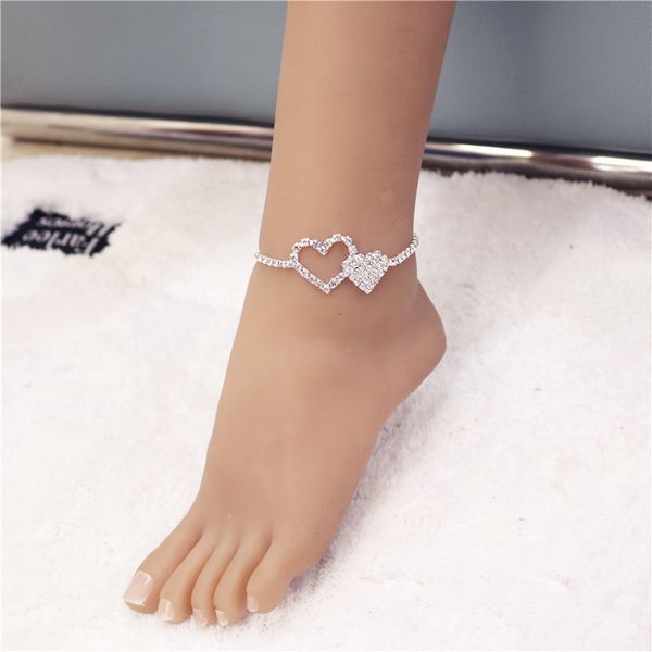 erotic selling love anklet personalized fashion glitter diamond heart shaped foot jewelry anklet, Silver
erotic selling love anklet personalized fashion glitter diamond heart shaped foot jewelry anklet, Silver