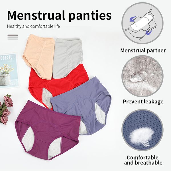 women's panties menstrual 3pcslot leak proof cotton for period underwear female waterproof briefs drop 230520, Black;pink
women's panties menstrual 3pcslot leak proof cotton for period underwear female waterproof briefs drop 230520, Black;pink