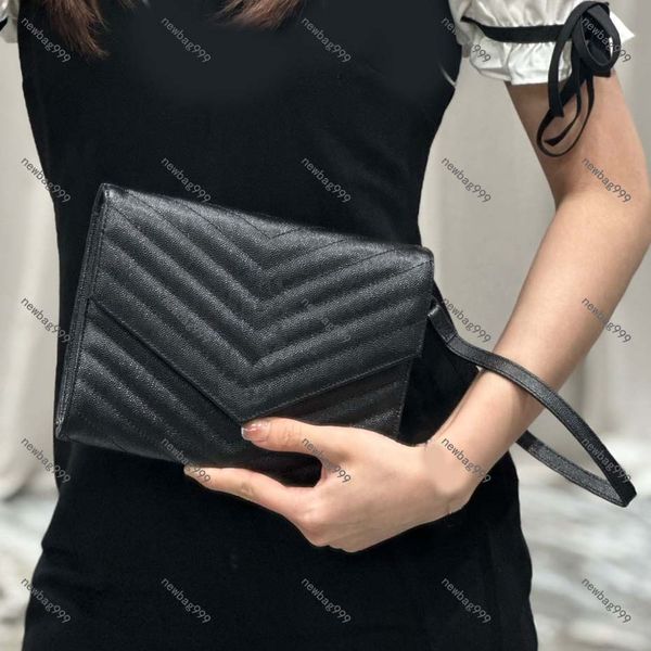 10a women cowhide clutch bag with detachable wrist strap durable caviar grain leather
10a women cowhide clutch bag with detachable wrist strap durable caviar grain leather