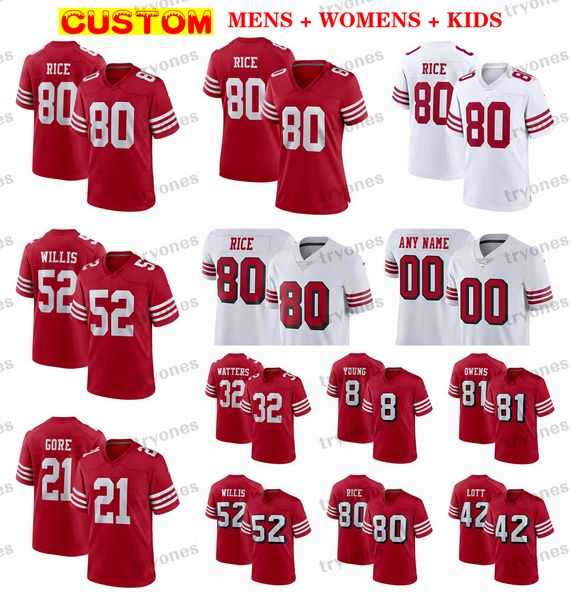 mens womens kids retired player football jerseys joe montana rice lott young deion sanders kaepernick willis gore taylor terrell owens clark, Black;red
mens womens kids retired player football jerseys joe montana rice lott young deion sanders kaepernick willis gore taylor terrell owens clark, Black;red