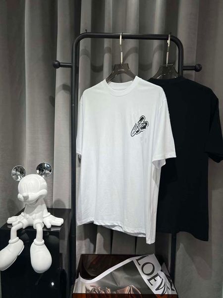 new fashion designer men's t-shirt high-quality latest women's alphabet print short sleeve embroidered crew neck cotton t-shirt. a, White;black
new fashion designer men's t-shirt high-quality latest women's alphabet print short sleeve embroidered crew neck cotton t-shirt. a, White;black