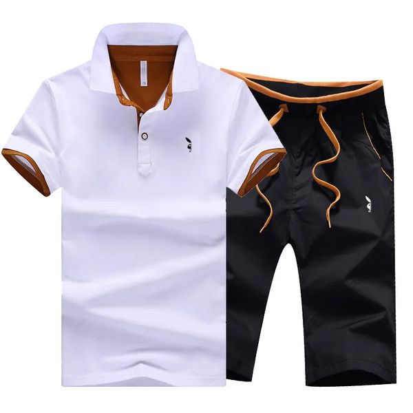 famous american brand summer short sleeve middle-aged and young professional casual loose polo shirt casual short sleeve shorts suit, White;black
famous american brand summer short sleeve middle-aged and young professional casual loose polo shirt casual short sleeve shorts suit, White;black