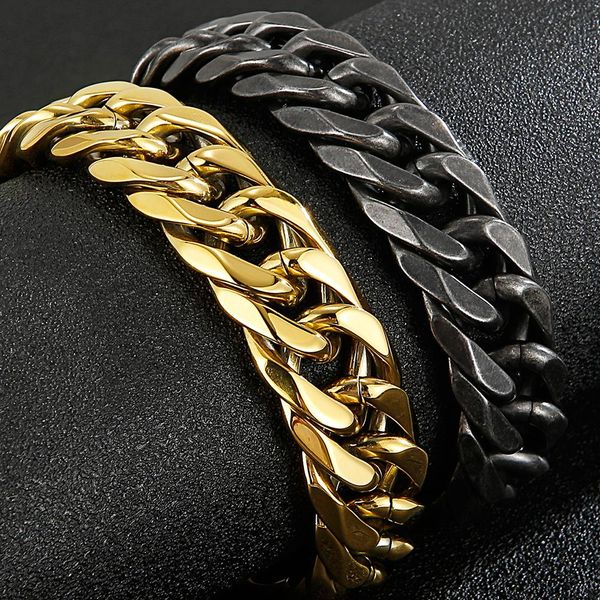 bangle 19mm whip chain bracelet for men hip hop stainless steel massive biker jewelry accessories gifts for boys friends wholesale, Black
bangle 19mm whip chain bracelet for men hip hop stainless steel massive biker jewelry accessories gifts for boys friends wholesale, Black