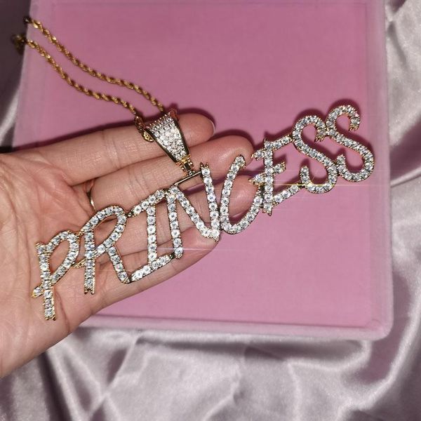 necklaces grandbling brush font big customized name necklace sharp bubble letter pendant hip hop jewelry for women men, Silver
necklaces grandbling brush font big customized name necklace sharp bubble letter pendant hip hop jewelry for women men, Silver