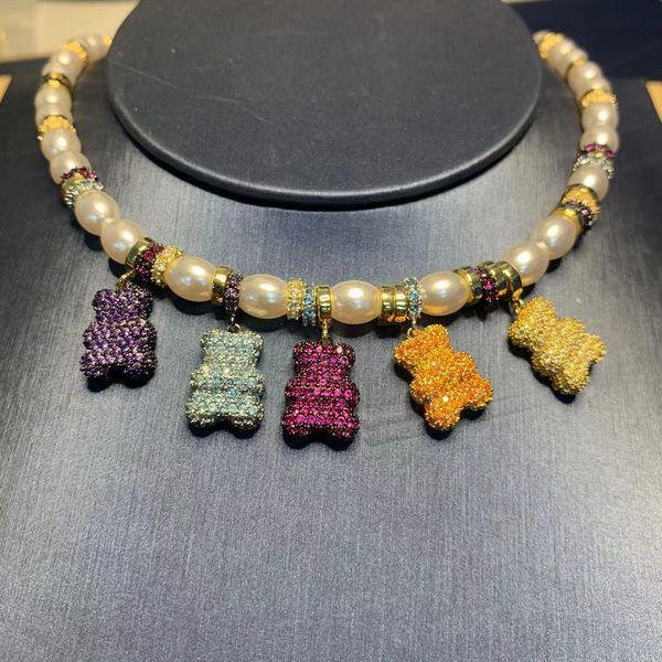 necklaces new arrival cute colorful bears pearl necklace female colorful multi bear pearls collar chain female gift jewelry zk35, Silver
necklaces new arrival cute colorful bears pearl necklace female colorful multi bear pearls collar chain female gift jewelry zk35, Silver
