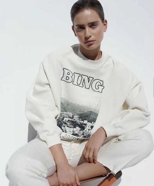 anine bing 23ss designer sweatshirt pullover jumper cotton new high-end 65ess, Black
anine bing 23ss designer sweatshirt pullover jumper cotton new high-end 65ess, Black