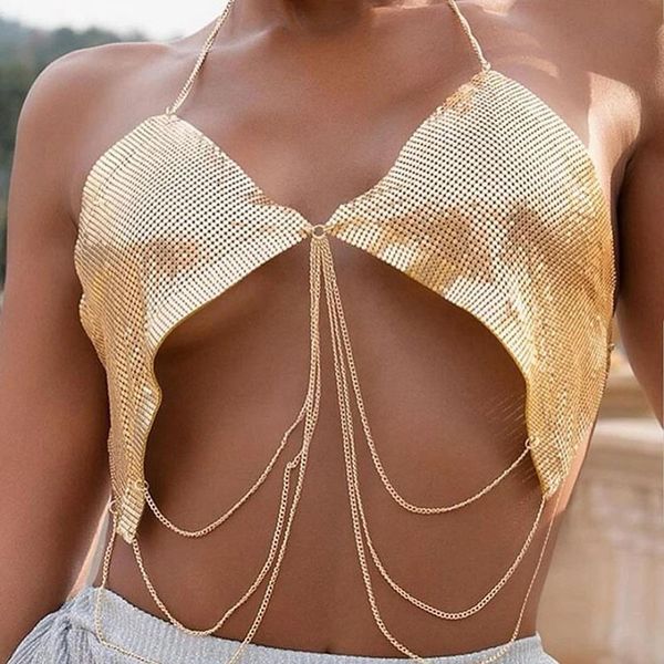 erotic elegant street van exposed back metal vest naked body chain body chain, Silver
erotic elegant street van exposed back metal vest naked body chain body chain, Silver