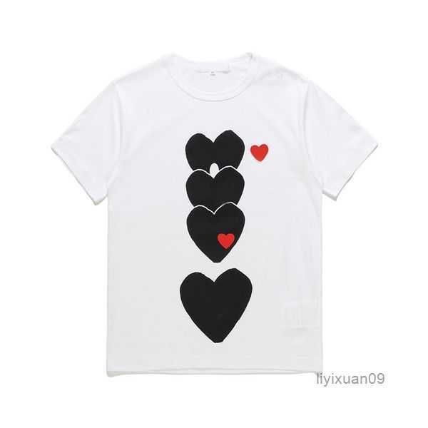 cdg fashion mens play t shirt designer red heart commes casual women shirts des badge garcons high quanlity tshirts cotton embroidery 7 wmuz, White;black
cdg fashion mens play t shirt designer red heart commes casual women shirts des badge garcons high quanlity tshirts cotton embroidery 7 wmuz, White;black