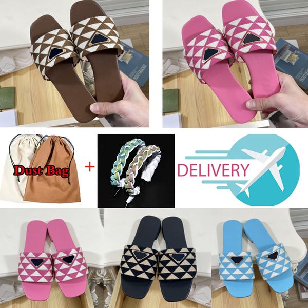 retro designer slippers womens embroidered fabric slides triangle label luxury metal slipper plaid scuffs models woman casual street flats c, Black
retro designer slippers womens embroidered fabric slides triangle label luxury metal slipper plaid scuffs models woman casual street flats c, Black