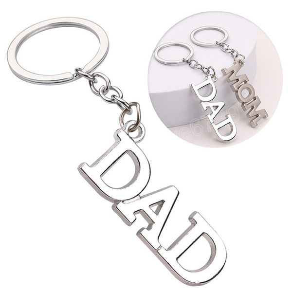 mom dad keychain gifts for father mother's day personalized family gifts alloy letter pendants holder keyring accessory, Silver
mom dad keychain gifts for father mother's day personalized family gifts alloy letter pendants holder keyring accessory, Silver