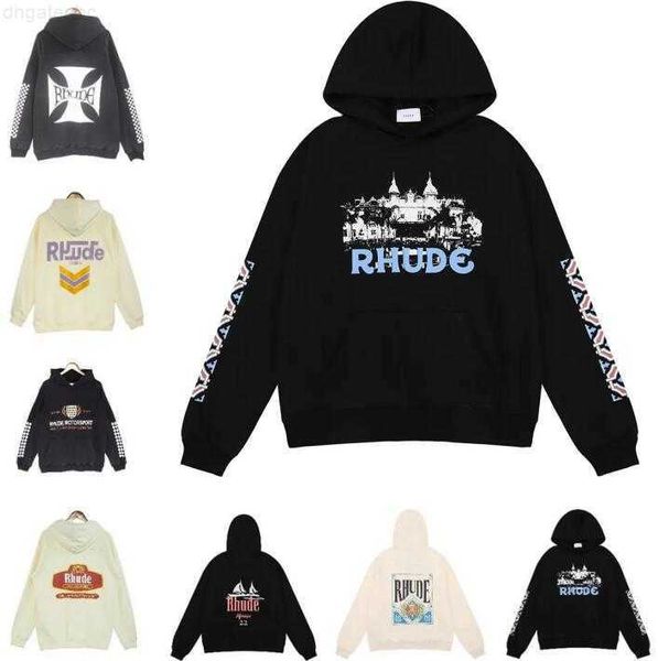 mens hoodies sweatshirts rhude designer men hoody warm pullover loose long sleeve hooded jumper high, Black 
mens hoodies sweatshirts rhude designer men hoody warm pullover loose long sleeve hooded jumper high, Black