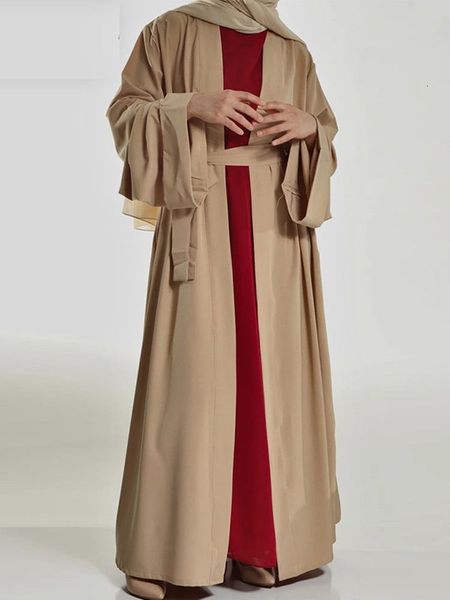 ethnic clothing ramadan eid fashion kimono muslim dress smooth silk elegant solid color long muslim abayas women's modest dress 230520, Red
ethnic clothing ramadan eid fashion kimono muslim dress smooth silk elegant solid color long muslim abayas women's modest dress 230520, Red