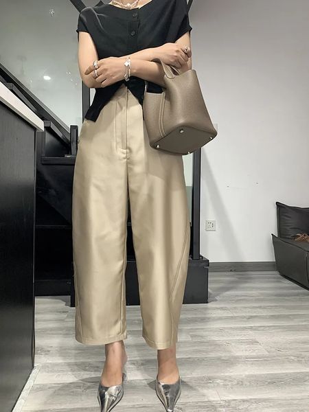women's pants s pant fashion loose wide leg suit female 2023 spring summer allmatch high waist casual banana ladies 230520, Black;white
women's pants s pant fashion loose wide leg suit female 2023 spring summer allmatch high waist casual banana ladies 230520, Black;white