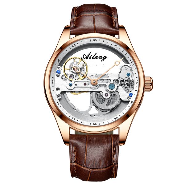 men's mechanical watch ai lang new douyin boom automatic hollowed out movement korean version fashion waterproof, Slivery;brown
men's mechanical watch ai lang new douyin boom automatic hollowed out movement korean version fashion waterproof, Slivery;brown